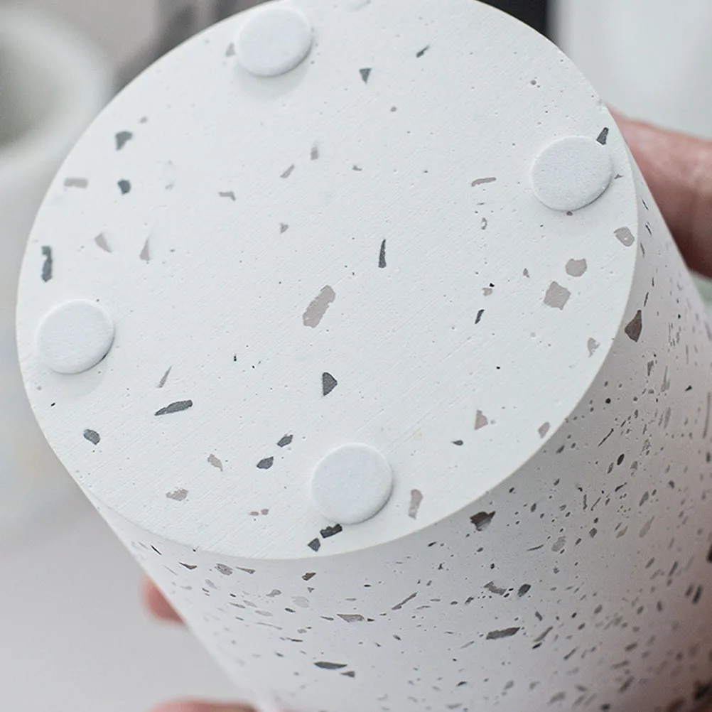 

Bathroom Toothbrush Organizer Storage Cup Practical Space Saving Design Easy Clean Makeup Brush Pots Toothbrush Cup