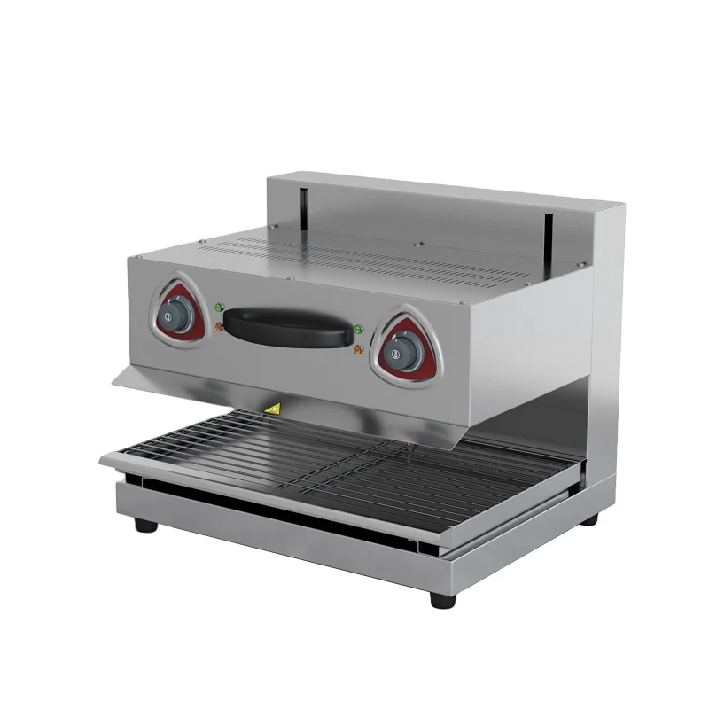 Forno elétrico comercial TLF com fogo superior, grelha elevatória estilo ocidental sem fumaça para uso em hotel e restaurantes