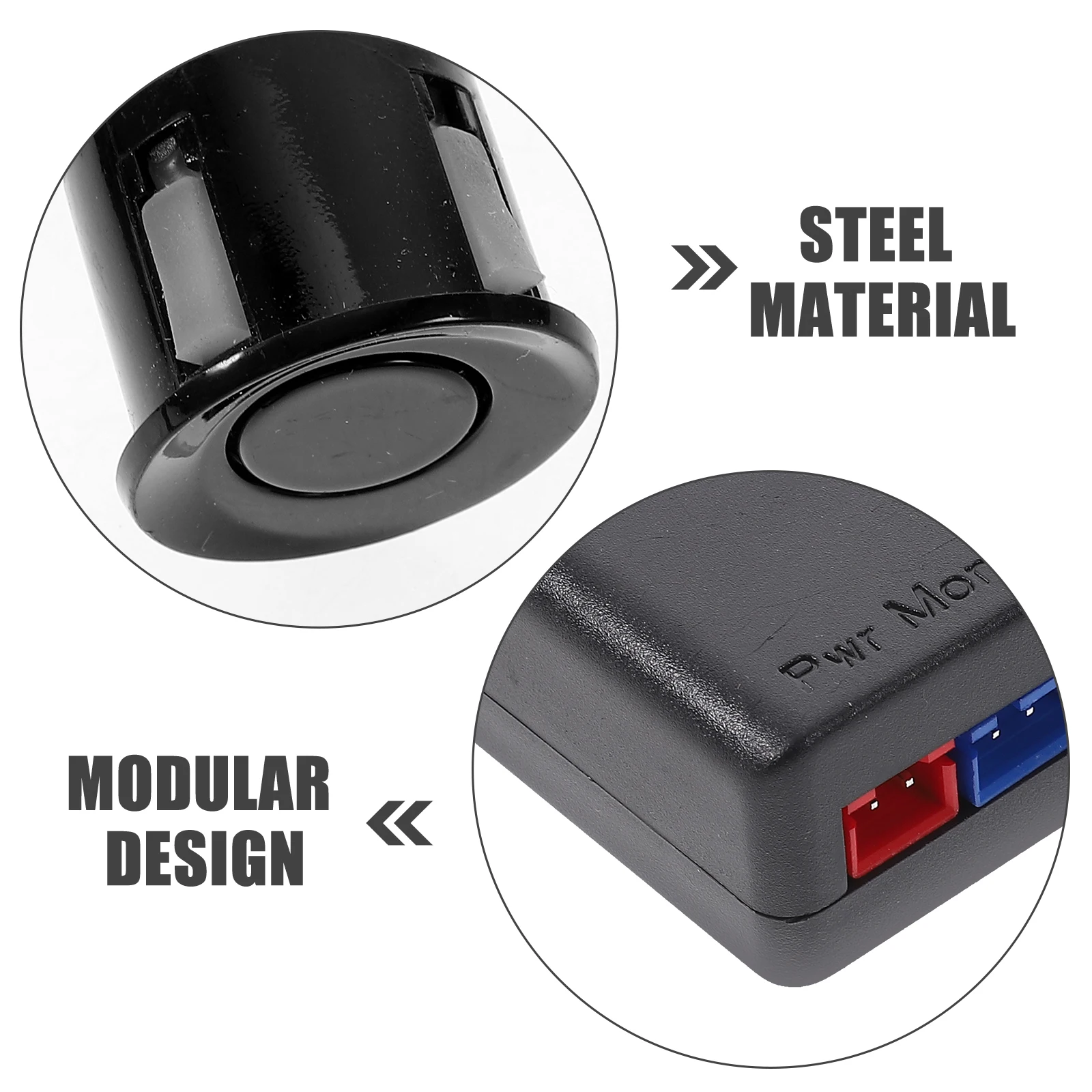 

Parking Sensor System For Metal Steel Bumpers Reversing Backup Distance Detection Universal Fit Car Truck Rear Easy