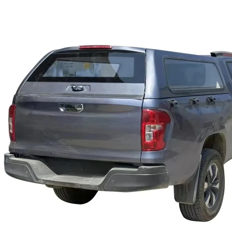 Hot Selling Car Accessories Pickup Metal Truck Bed Cover With Windows On Both Sides Suitable For Hunter