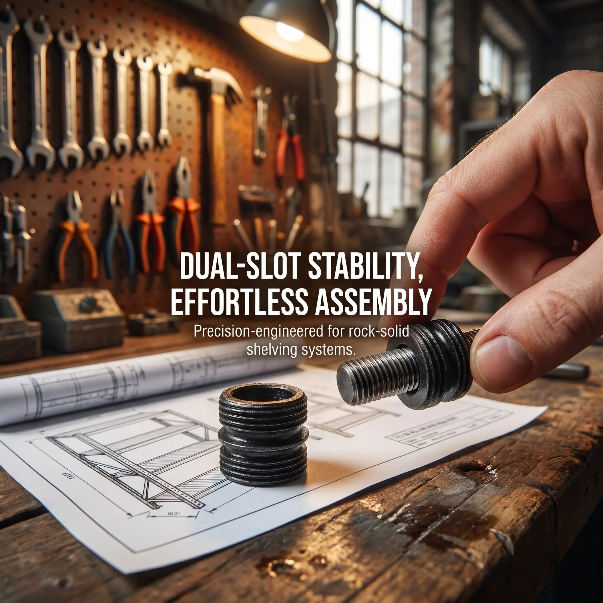 20Pcs Rack Connectors Dual Slo - огляд і ціна Woodworking Warehouse