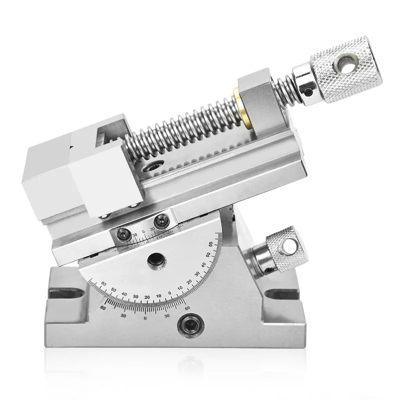 Rectificadora Universal de 2 pulgadas, mesa de tornillo, pendiente Sinusoidal, herramientas de tornillo de ángulo de ajuste simultáneo bidireccional de precisión