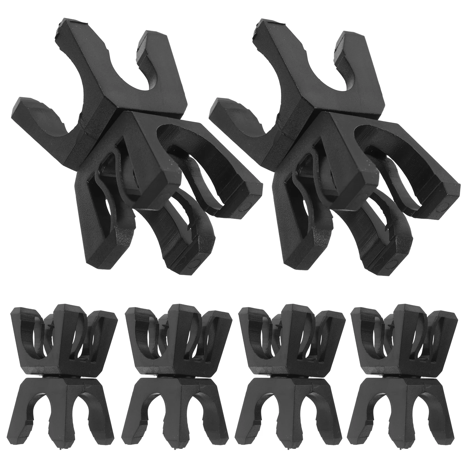 

6 шт. угловая пряжка для баскетбольной футбольной удочки, прочные зажимы из АБС-пластика для футбольных тренировочных палок, аксессуары, легкий портативный