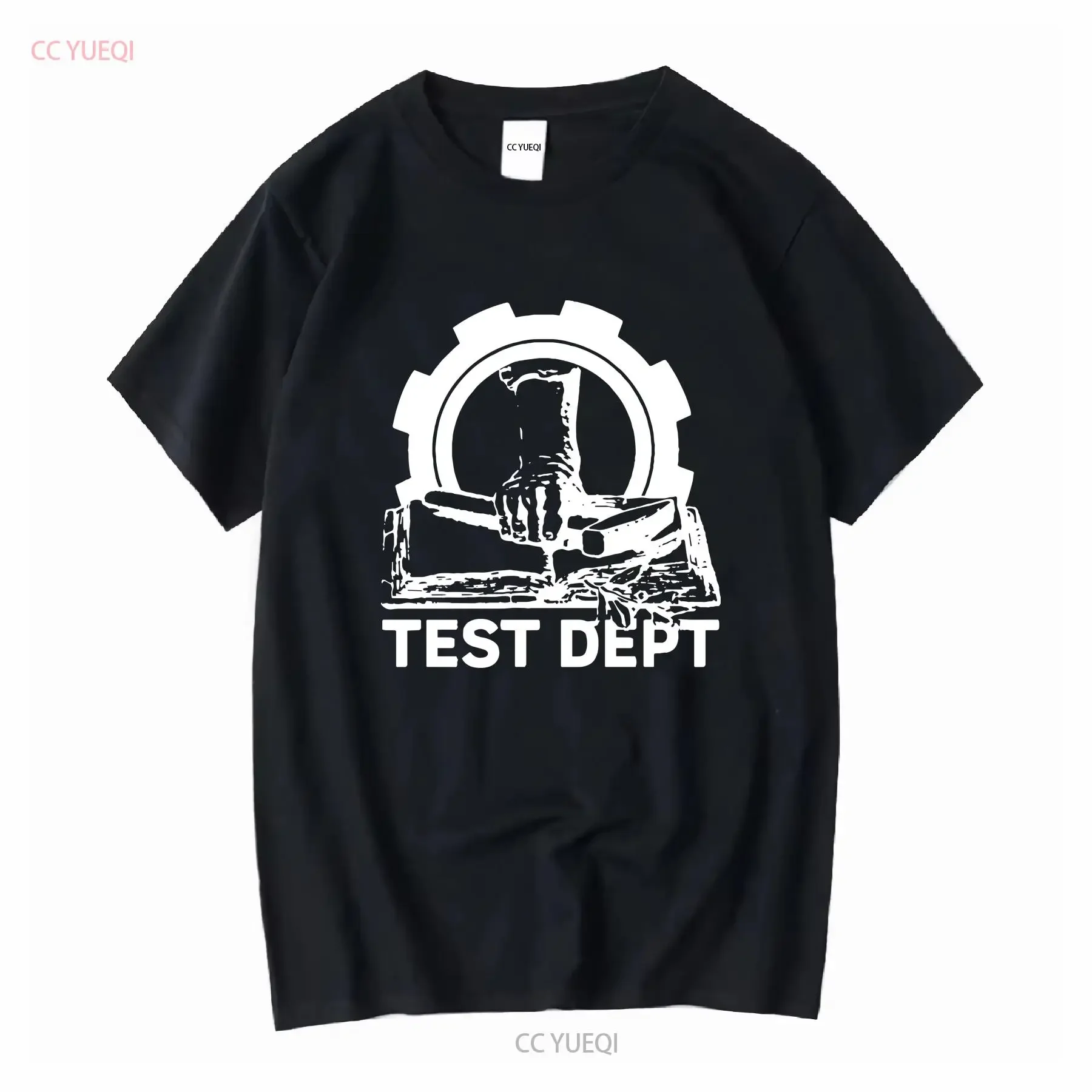 Test DepT T Shirt Industrial Laibach Throbbing Gristle Coil Psychic Tv long or short sleeves vintage Washed Breathable Soft