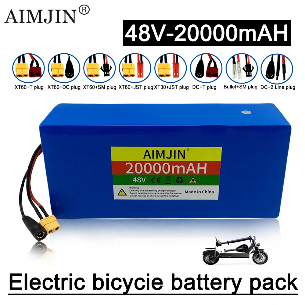 

Original 13S5P 48V 20000mAh Electric Vehicle Li-ion Battery Pack Is Suitable for Electric Scooter Mountain Bike 250-1000w