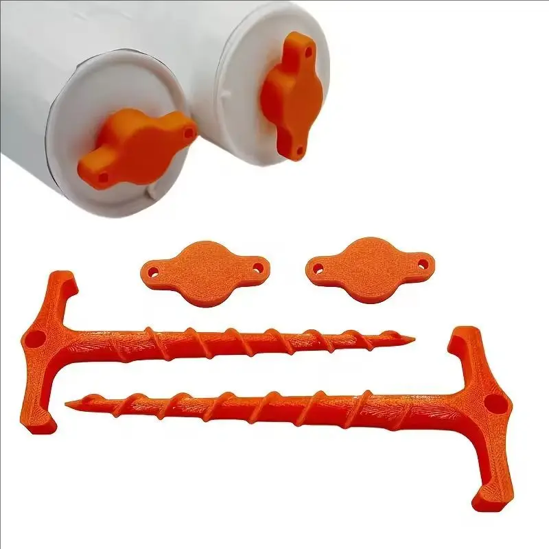 3D Printing Silicone Sealant Nozzle Cleaner and Cap to Prevent Quick Drying of Core Pipes Standard Size for Glass Glue Handy DIY