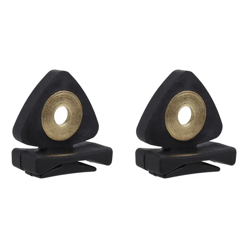 

AEF6-2X Professional Violin Mute Practice Muter For 4/4 3/4 1/2 Violino Viola Practice Accessories, Black