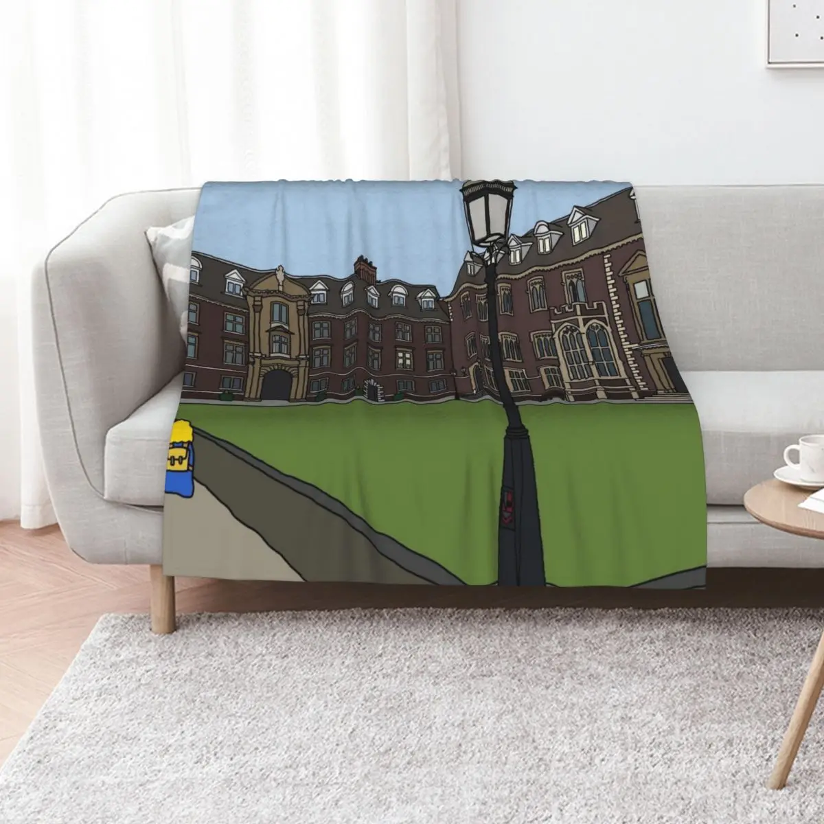 

St Catharine's College - Strugletown || Cambridge struggles Throw Blanket Bed covers Sofa Thermals For Travel Soft Beds Blankets