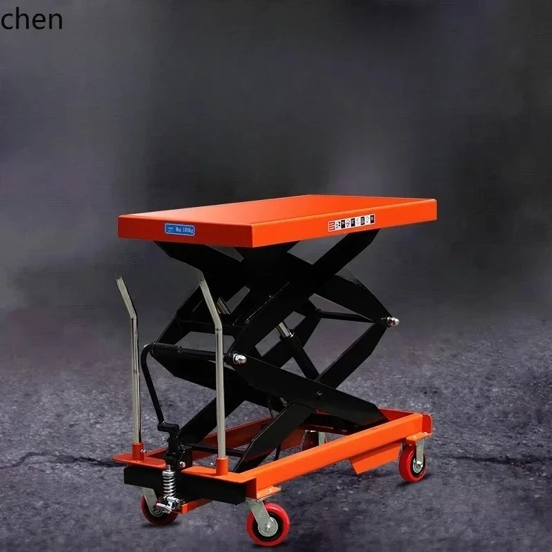 JX-29 Hydraulic Lift Platform Truck Mobile Scissor Electric Abrasive Tool Cart