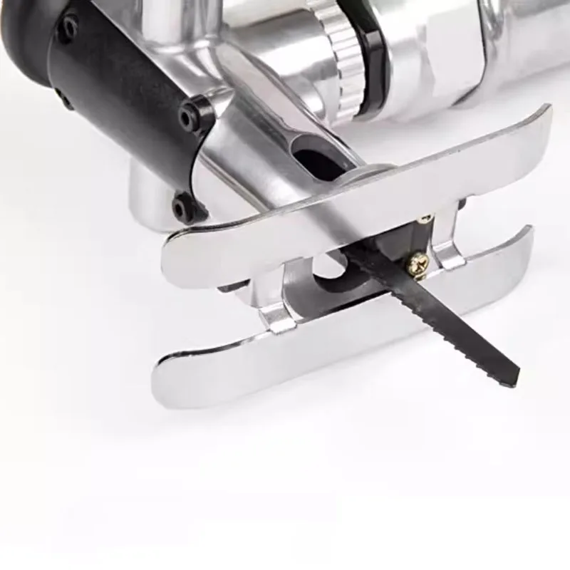 Air Jigsaw Woodworking Reciprocating Cutting Machine Wood Pneumatic Cutter Handheld Cutting Saw 5000RPM Stroke 11MM
