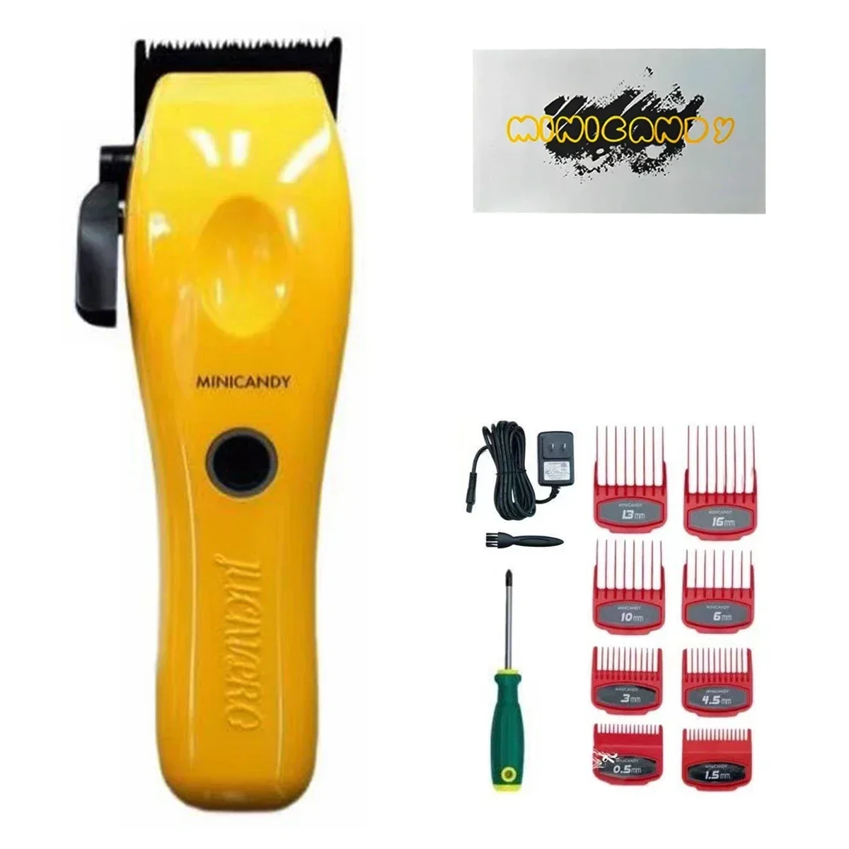 JUCAI PRO JC01 MINICANDY ماكينة قص الشعر للرجال 8800 دورة في الدقيقة DLC شفرة لاسلكية احترافية لقص الشعر ماكينة تشذيب الشعر