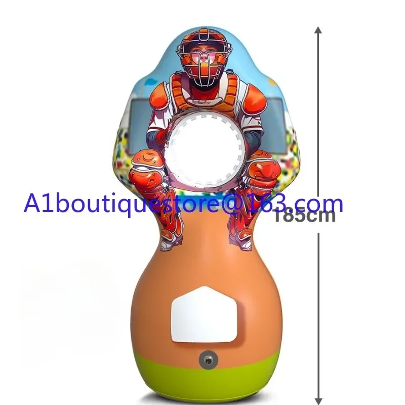 Wall Rugby Baseball Target Pitching Sports Inflatable Wall Take Over Tools Home Training Throwing