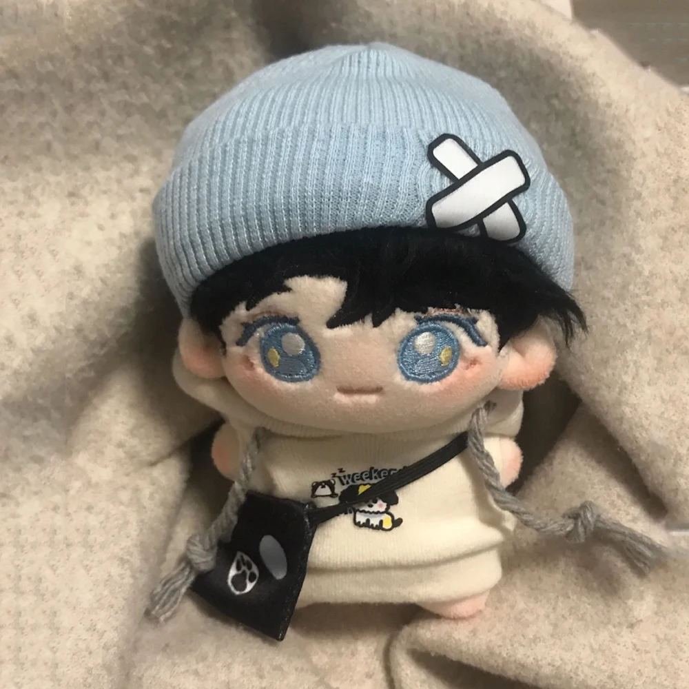 

1 set Dog Hoodie 10cm Cotton Doll Clothes with Hat Puppy Set Doll Clothes Outfit Animal Lovely Doll Dress Up Set