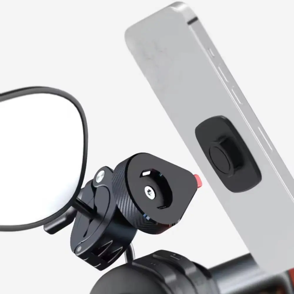 

Bicycle Handle Bar Motorcycle Phone Holder Quick Lock Easy Installation Handle Bar Clip Phone Holder Widely Applicable