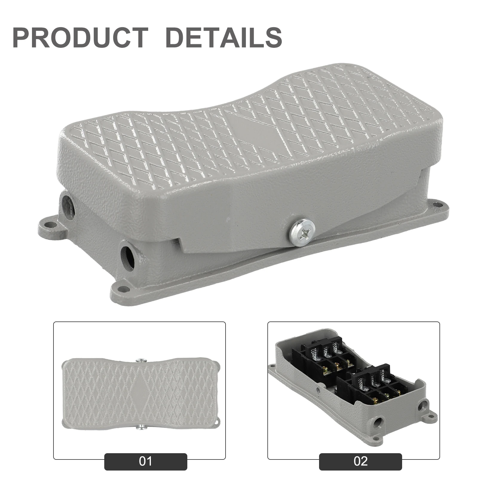 Heavy Duty Foot Switch Pedal Controller YDT120 101 Reverse Suitable for Onboard Installation/Repair 380V Rated Voltage