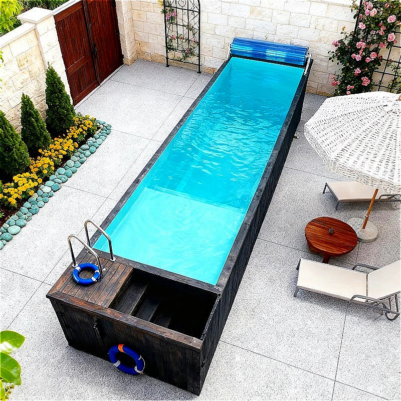 Permanent Above Ground Container Pool Durable Build Customized Shape for Lasting Outdoor Recreation and Family Fun high quality