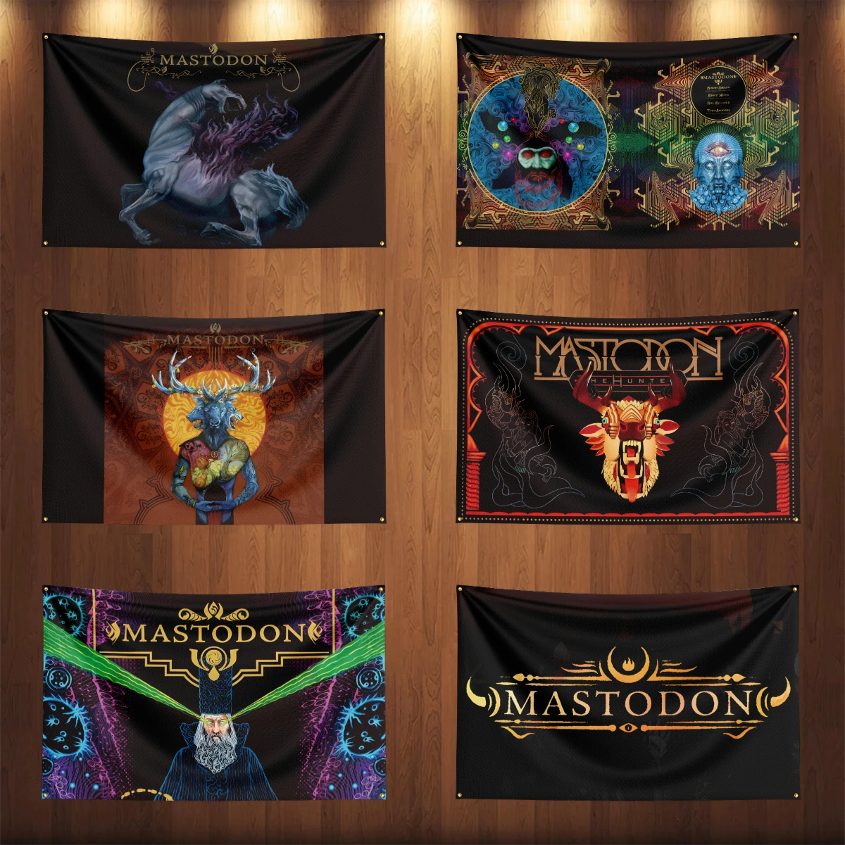 3x5 Ft Heavy Rock Band M-Mastodons Flag Polyester Digital Printing Banner for Bedroom Wall Art Out Door Tapestry Decora