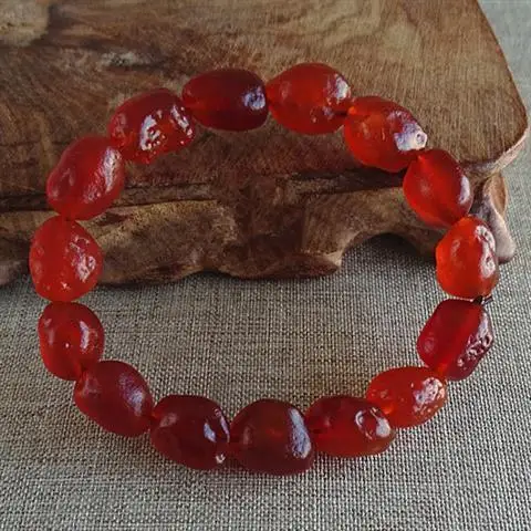 

Natural Red Agate Bracelet Men Women Healing Gemstone Fine Jewelry Genuine Colorful Agate Tumbled Stone Bracelets Bangles