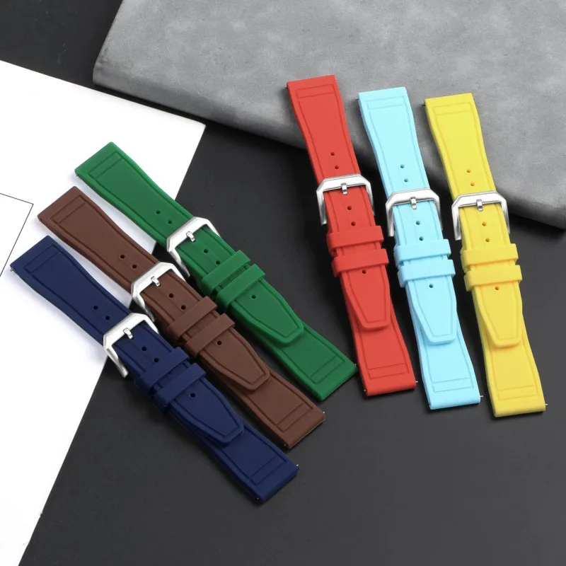 

Quick Release Silicone Watch Strap Replacement for 20mm 21mm 22mm Universal Waterproof Soft Rubber Watch Band Accessories