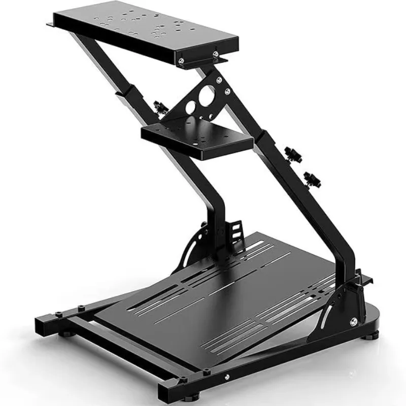 Folding simulation racing game steering wheel seat bracket