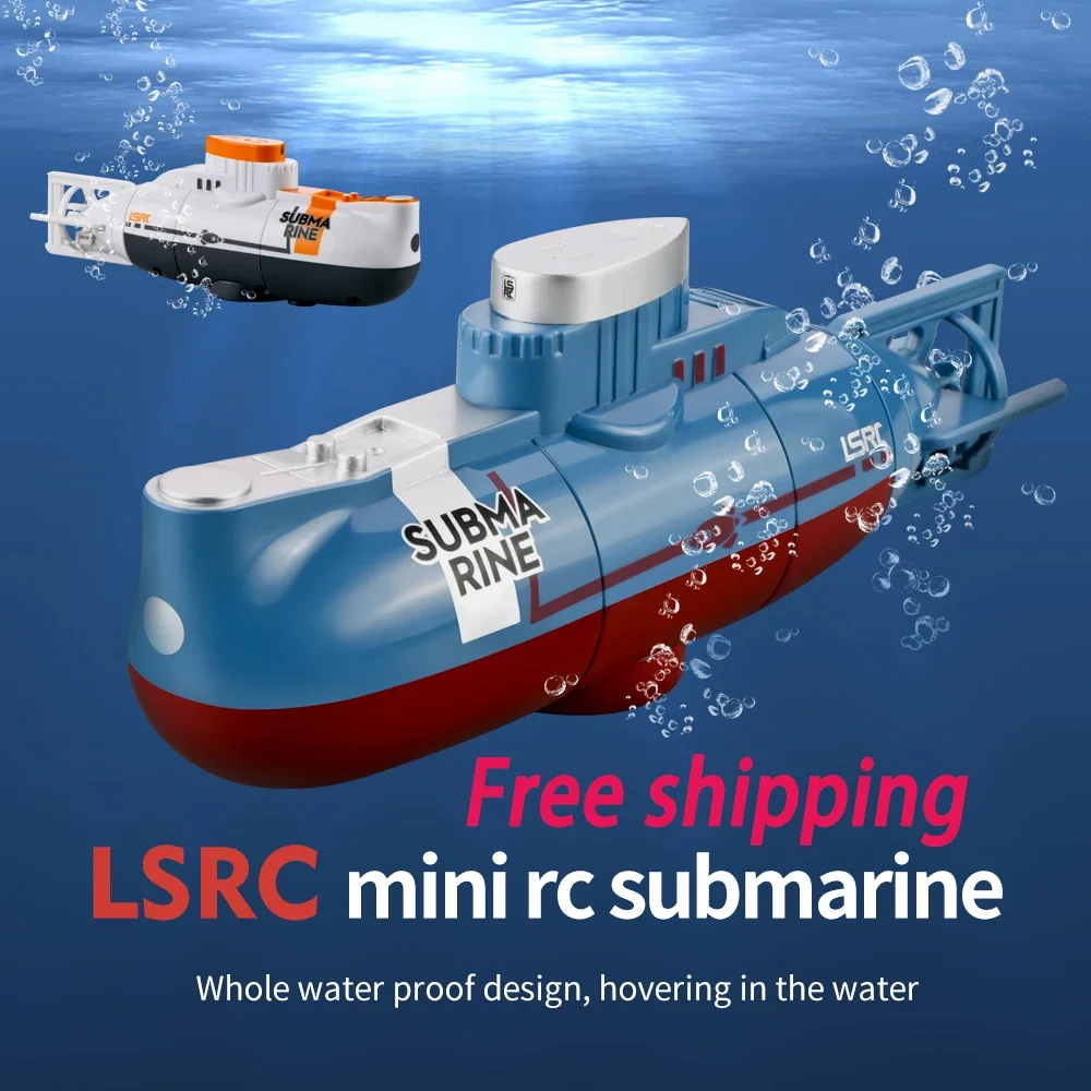 Mini RC Submarine 0.1m/s Speed Go Up and Down Forward and Backward RC Boat Wodoodporna zabawka do nurkowania Model symulacyjny Prezent dla dzieci