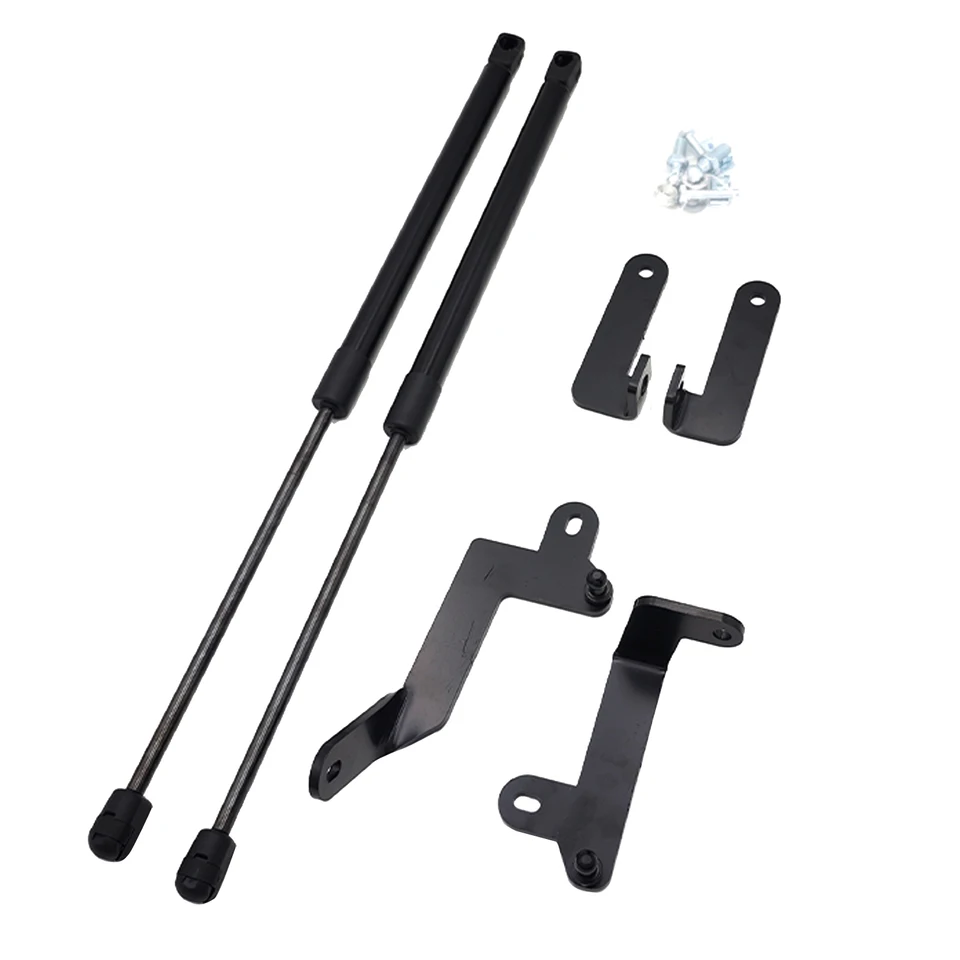 Par De Amortiguadores De Gas Para El Capó Delantero De Hyundai Kona (2018-2023), Soporte Hidráulico En Negro Piano, Duradero Y Con Absorción De Impactos