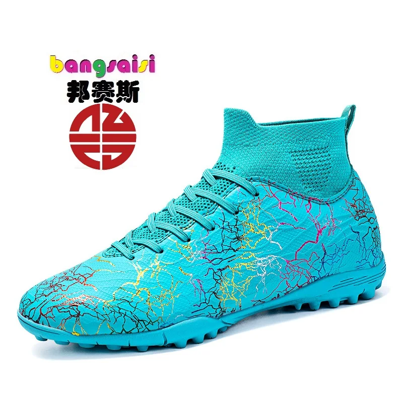 

Soccer Shoes Turf TF Soccer Boots Top Football Boots Chaussure De Football Chuteira Futebol EU Size 39-45 Seamless