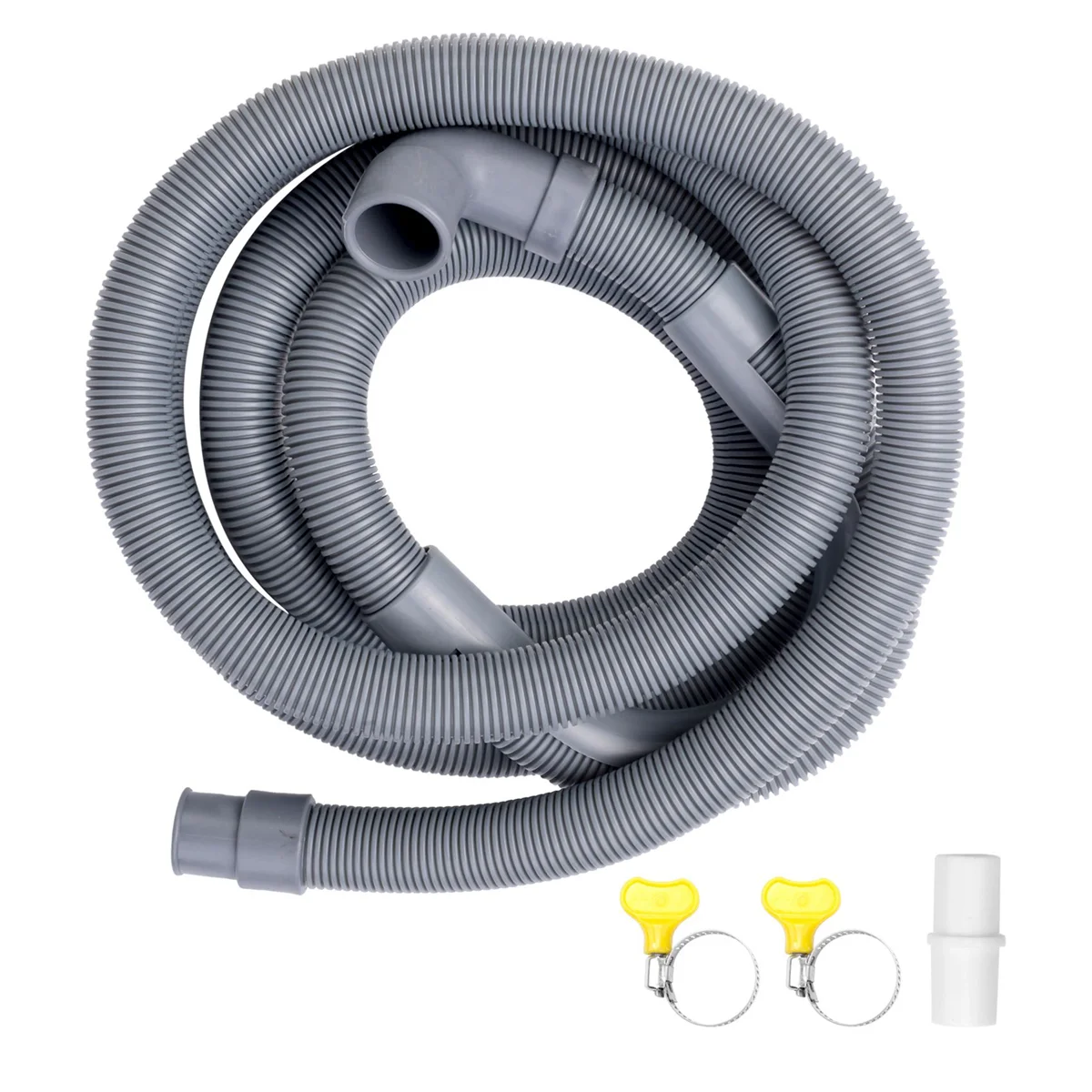 Washing Machine Hose Drain Hose Washing Machine 2.5M Drain Hose Extension for Washing Machines Dishwashers Dryers