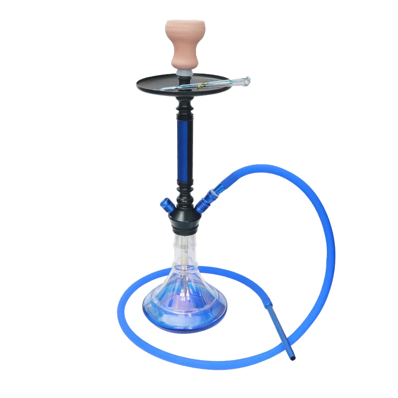 Aluminum Alloy Hookah Glass Shisha Set Nargile Chicha With Narguile Hose Bowl Tongs Charcoal Tray Shisha Accessories