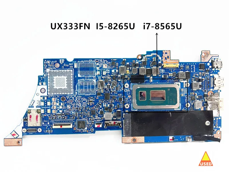 For ASUS ZenBook 13 UX333F UX333FN UX333 U3300F Laotop Motherboard UX333F Notebook Mainboard I5-8265U I7-8565U CPU 8GB