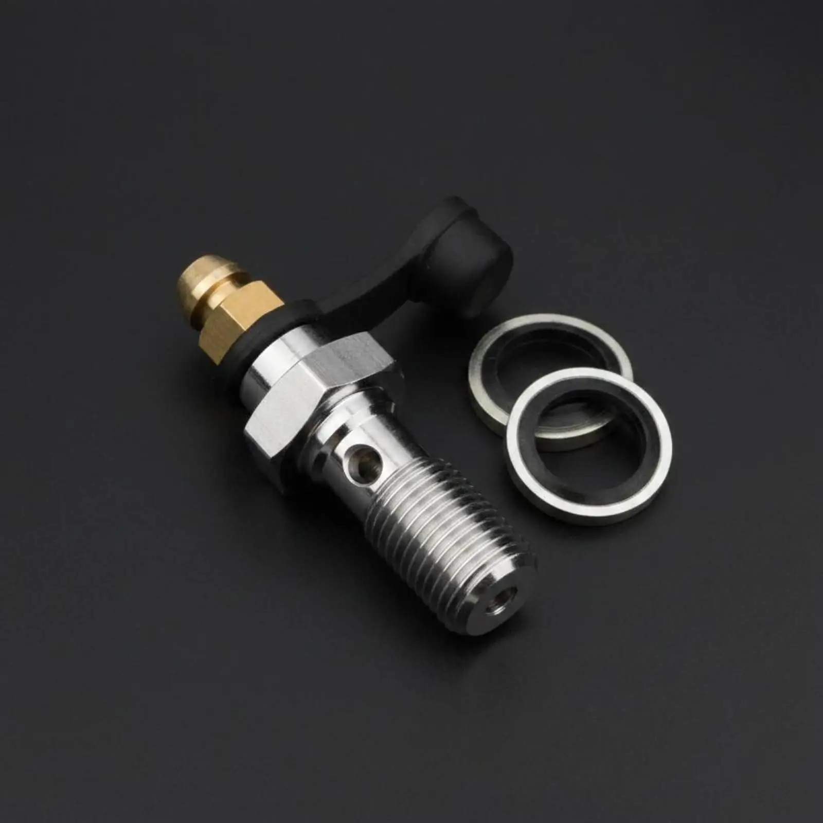 High Grade Stainless Brake Caliper Bleeder Screw Easy Air Removal for Versatile Motorcycle Applications