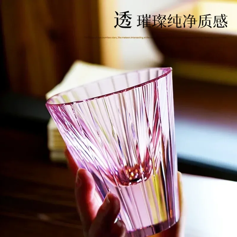 High-end K9 lead-free crystal cup, whiskey and foreign wine cup, creative hand-carved spirit cup