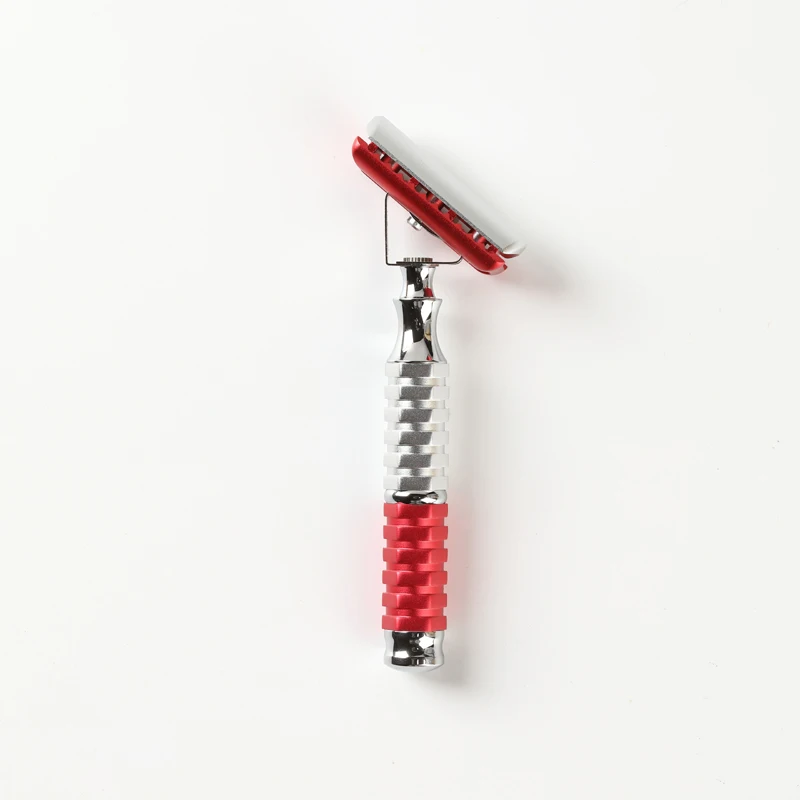 2026 New Arrival Yaqi Blind Box Razor Double-edge Tilt Diagonal Razor Head Inclined at 45° to Handle for Shaving Accessories