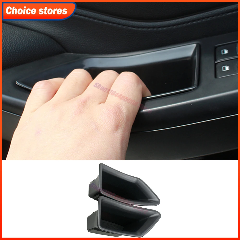 Car Door Handle Barrel Organizer Storage Box Card Pocket Phone Holder for Ford Focus C519 2018-2025 Auto Interior Accessory