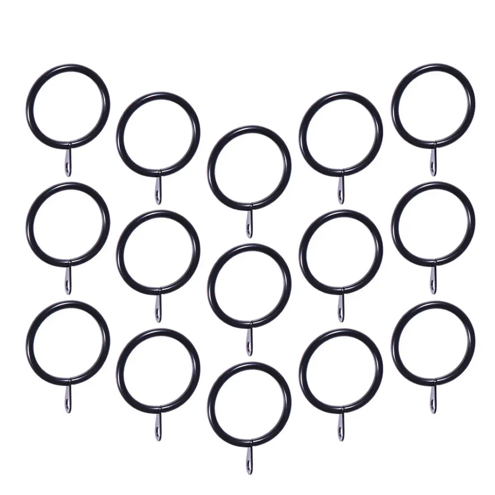 20Sets Sturdy Shower Curtain Eyelet Rings Curtain Hanging Rings for Bath Drapes Heavy Lightweight Curtains Rustproof Smooth