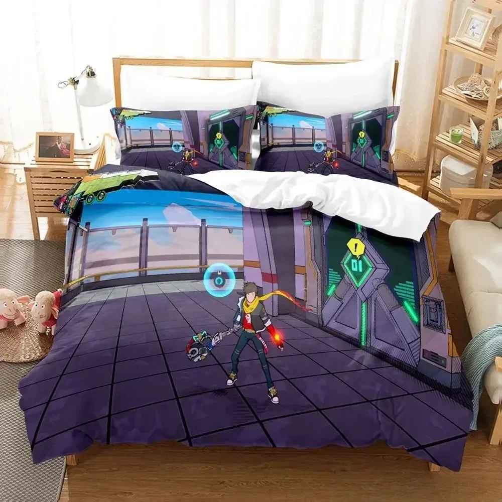 3D Print Game Hi-Fi Rush Beddengoed Set Single Twin Volledige Queen Kingsize Bed Set Volwassen Kind Slaapkamer dekbedovertrek Sets Huishoudtextiel