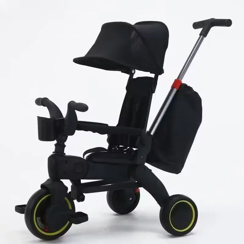 Tricycle multi-usages pour enfants, chariot bébé, vélo, siège auto bébé, vente en gros