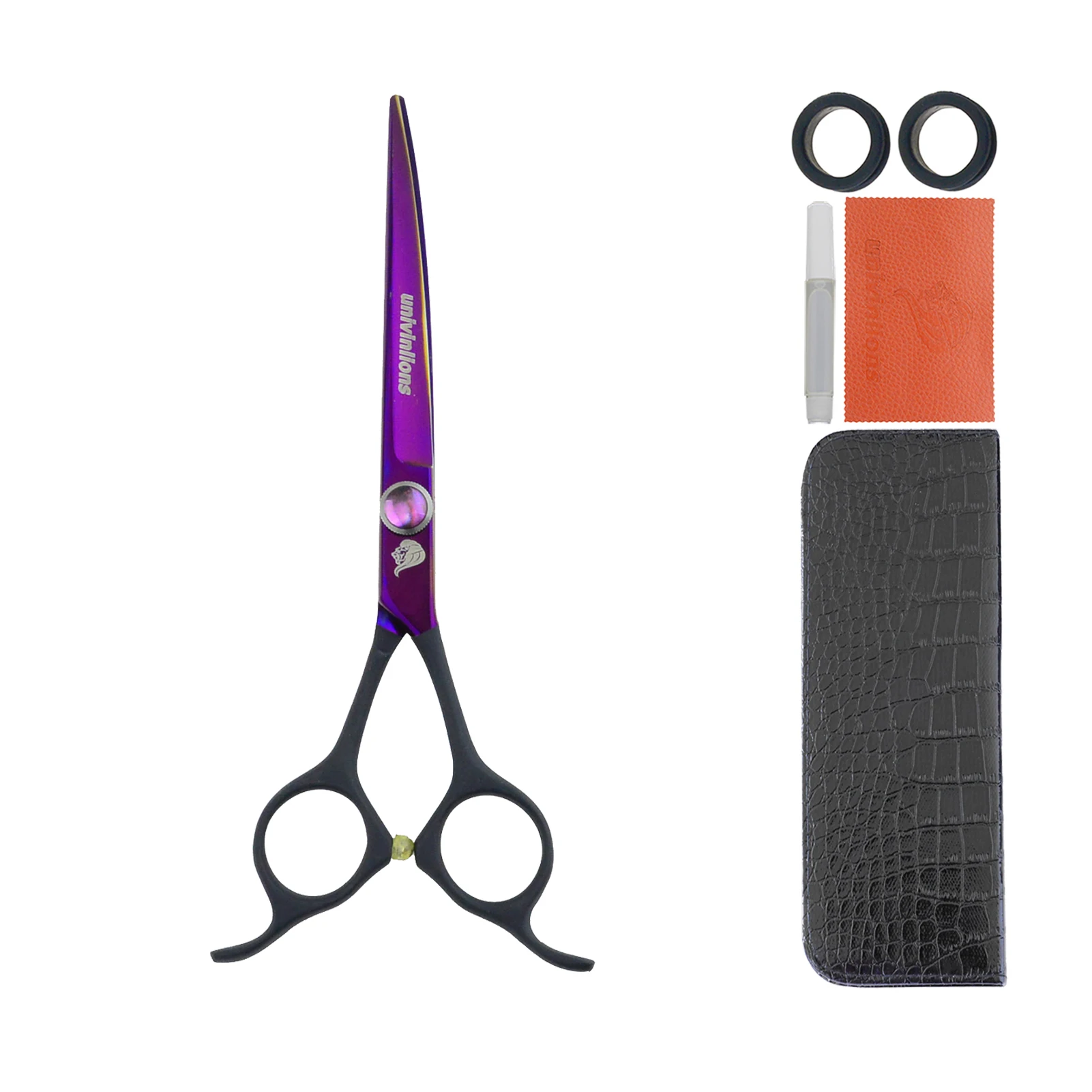 

6.5" Pet Dogs Gromming Scissors Down Curved Shears Sharp Edge Animals Cat Downward Hair Cutting Barber Cutting Tools