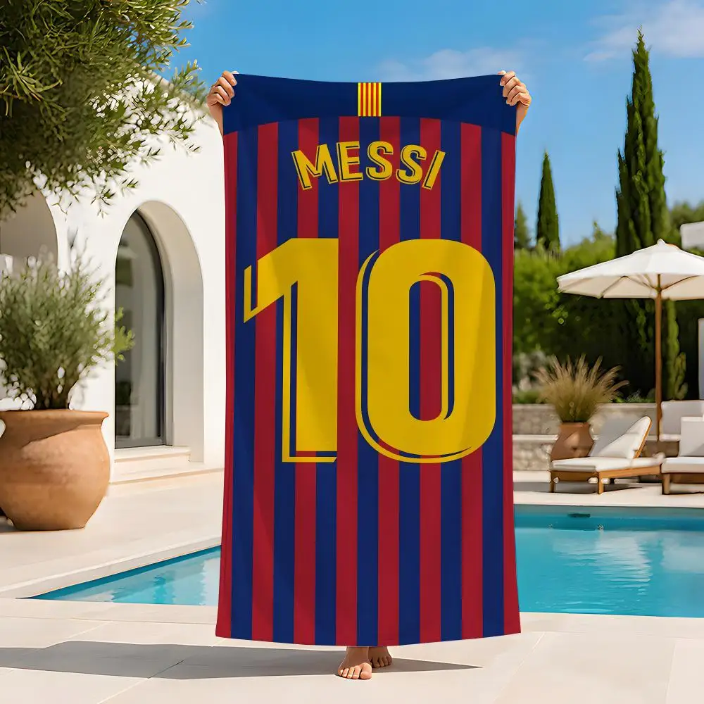 Clothing M-Messi J-Jersey Towel Extra Large Beach Towel Quick Dry Sand Free Super Absorbent Lightweight Hot