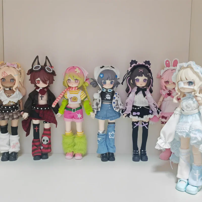 

Free Advocacy Electronic Cute Pet 12 Points BJD Blind Box Cute Movable Doll BJD Figurine Trendy Toy Surprise Blind Box Toy Gift