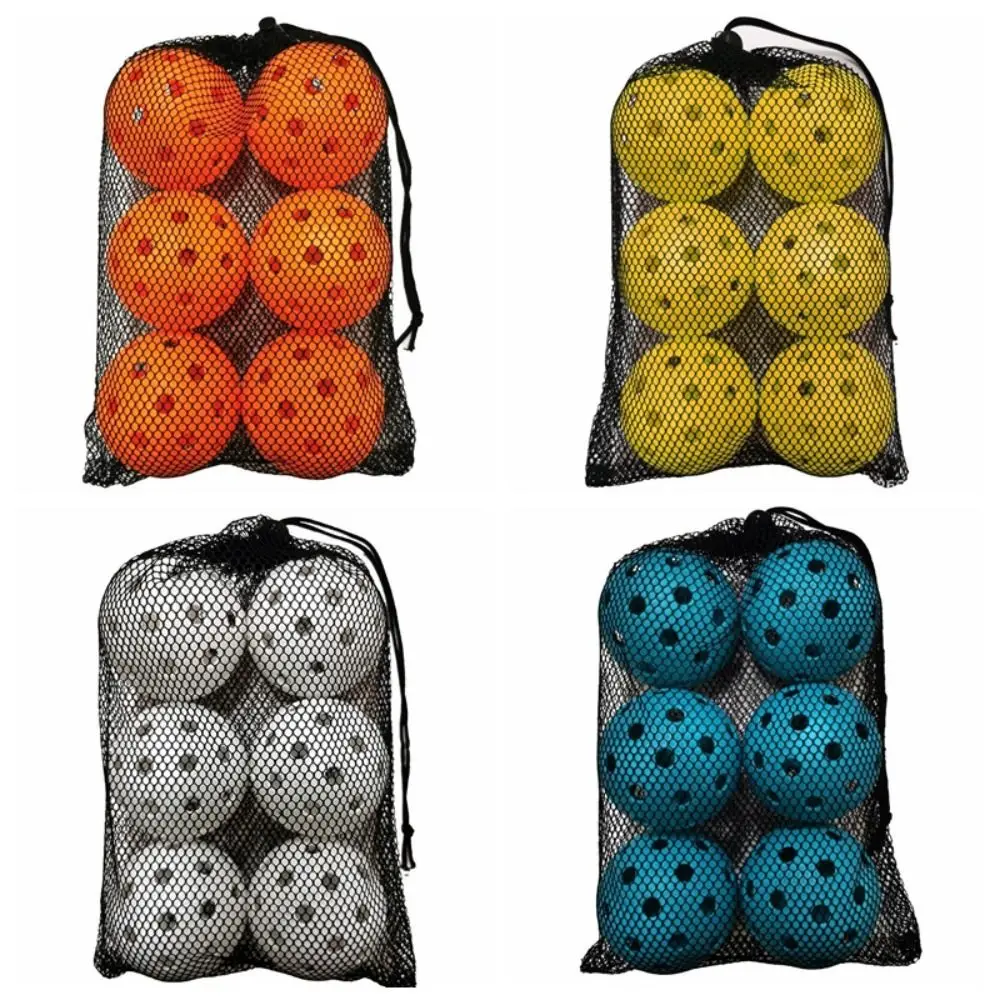 High Visibility Outdoor Pickleball Balls Competition Colorful 74mm Pickleball Good Performance Training 40 Holes Pickleball