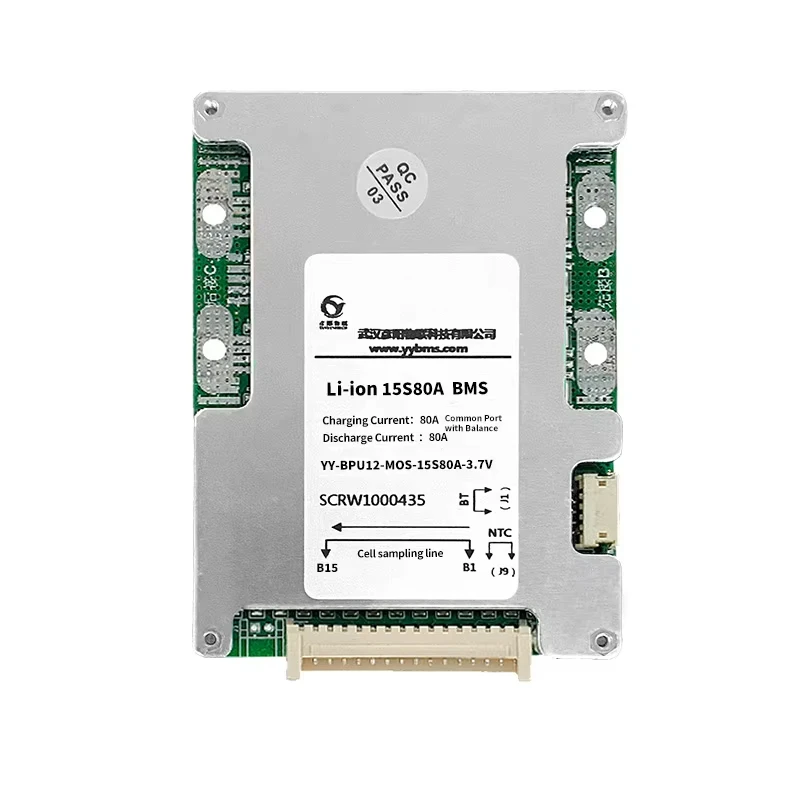 LiFePO4 NMC أجهزة ليثيوم أيون BMS 4S 60V 20A 40A 50A 60A 80A 100Ah ل Ebike دراجة نارية بطارية الطاقة حزمة لوح حماية