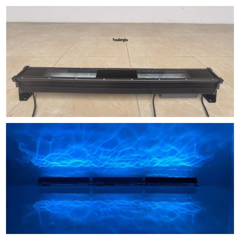 4 pieces outdoor waterproof stage led water wave light rgbw Dynamic Water Pattern bar Flood wash light