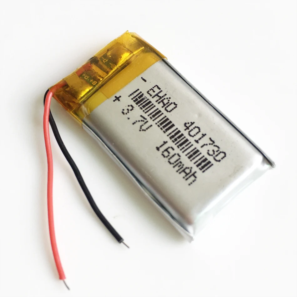 401730 3.7 فولت 160mAh بوليمر ليثيوم ليبو بطارية قابلة للشحن مخصصة بالجملة CE FCC بنفايات مسس شهادة الجودة #4