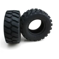 1 Pair Lesu Diameter 45mm Height Wheel Rubber Tyres 110mm For Remote Control Toys 1/15 Hydraulic Loader Rc Car Accessories