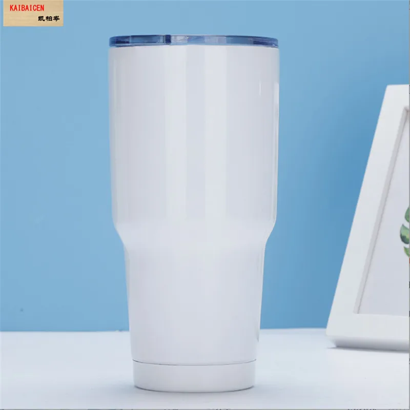 8pcs/lot 20oz/30oz blanks skinny Tumbler straight bottle sublimation 20oz car cup slimming keep hot cold cup straight mug 30oz w