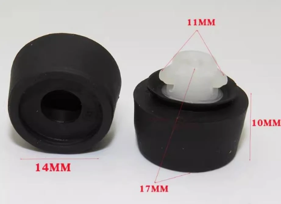 11 Pieces Rear Tailgate Cushioning Granular Pad for Toyota RAV4 2009-2012 Door Rubber Damper for Toyota RAV-4