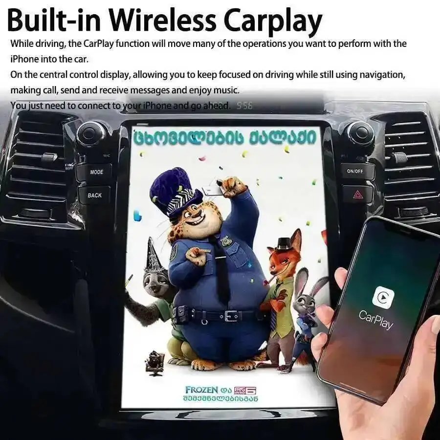 

NAVIRIDER Qled Screen For Toyota Fortuner 2016-2020 Car Multimedia Video Player Android 15 GPS Navi Wireless BT Carplay Stereo