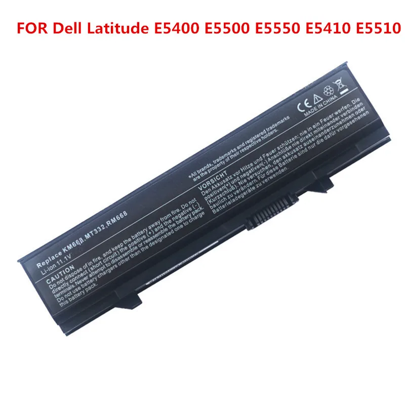 Laptop Battery For DELL Latitude E5400 E5500 E5550 E5410 E5510  0KM742  0KM752  0KM769  0MT186  0MT187  0P858D  0PW640  0PW649