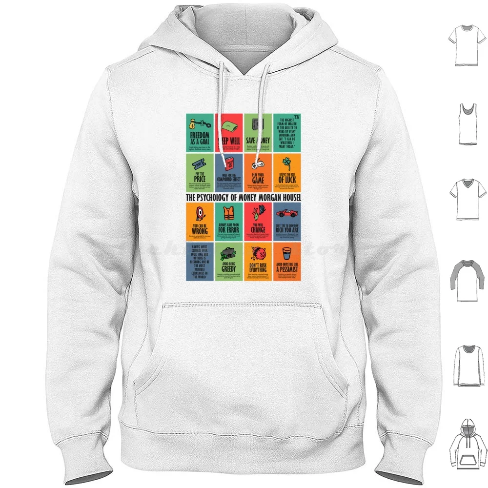The Of Money ( Morgan Housel) Hoodie Lengan Panjang The Of Money Morgan Housel Keuangan Keuangan Buku Non Fiksi